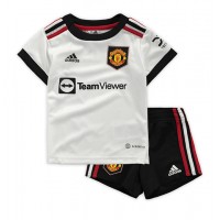 Manchester United Fotballklær Bortedraktsett Barn 2022-23 Kortermet (+ korte bukser)